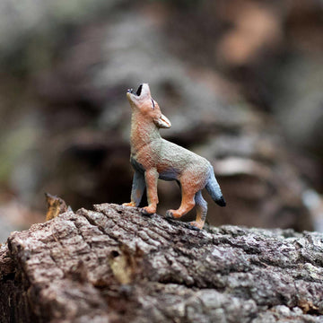 Safari Ltd. Coyote Pup Figurine - Lifelike 2.5" Model Figure - Educational Toy for Boys, Girls, and Kids Ages 1+