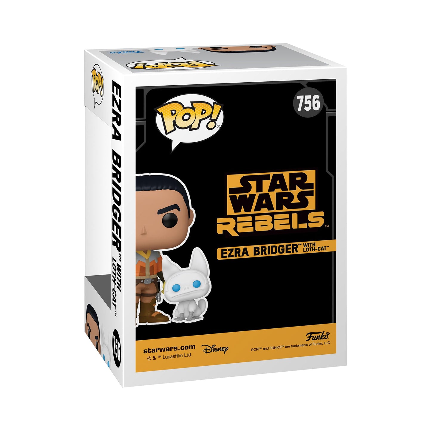 Funko Pop! & Buddy: Star Wars Rebels - Ezra Bridger with Loth-Cat - Amazon Exclusive - Collectable Vinyl Figure - Gift Idea - Official Merchandise