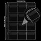 Coin Collecting Pages 5 Sheets 12 Pockets Standard 9Hole Coin Pocket Inserts Collecting Sleeves for Coins Uncle Paul CS03512