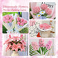 DVKKHD 400 Pcs Pink Pipe Cleaners Kit, 4 Colors Chenille Stems DIY Bouquet