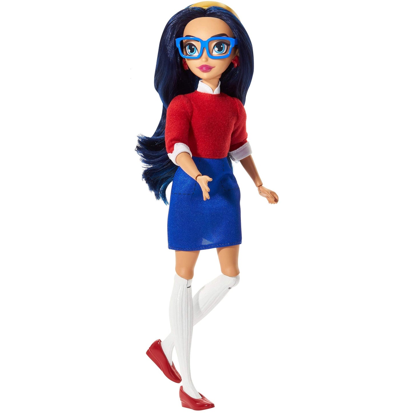 DC SUPER HERO GIRLS, Wonder Woman Teen to Super Hero Life Action Doll (approx.11-in) with Outfits and 9 Removable Accessories, Fully Articulated for