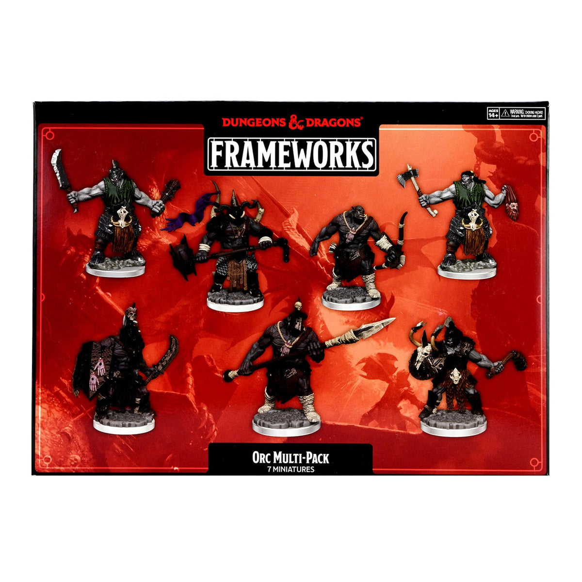 WizKids D&D Frameworks: Orcs - Unpainted and Unassembled