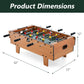 Goplus 4 in 1 Multi Game Table, Combination Game Table Set with Pool Billiards, Air Hockey, Foosball, Table Tennis, Stackable Combo Tabletops