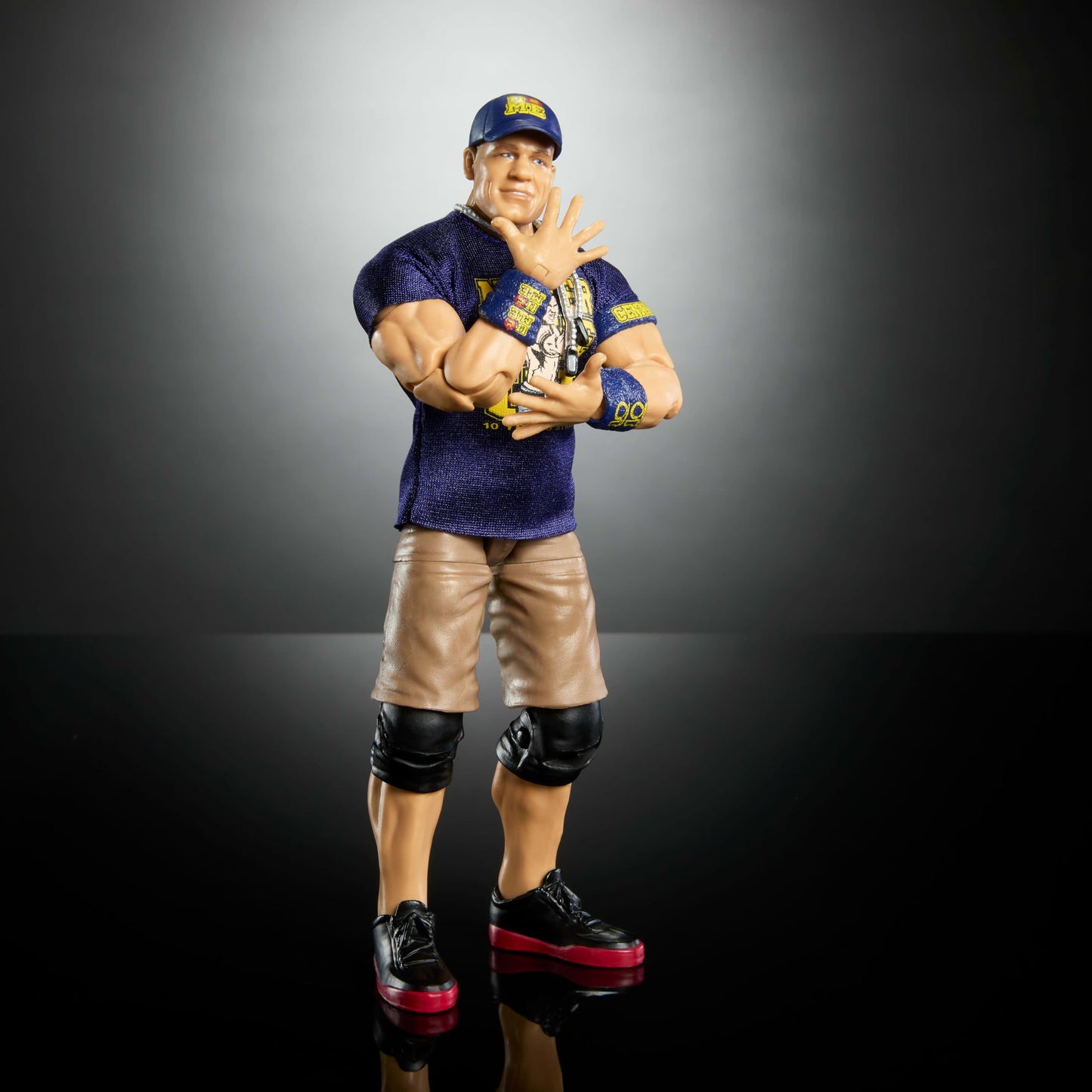 Mattel WWE Elite Action Figure & Accessories, Greatest Hits 2025 Series, 6-inch Collectible John Cena with 25 Articulation Points & Swappable Hands