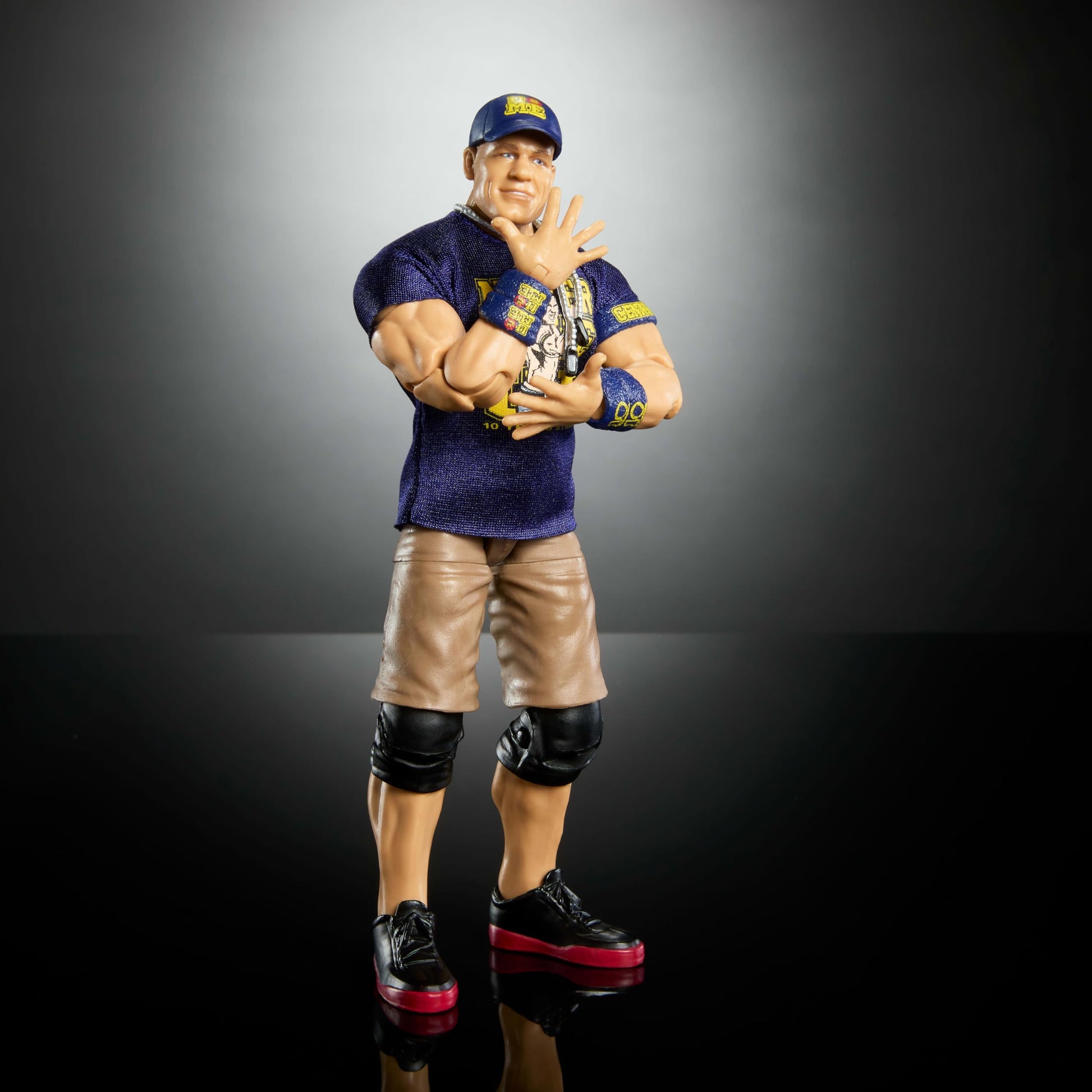 Mattel WWE Elite Action Figure & Accessories, Greatest Hits 2025 Series, 6-inch Collectible John Cena with 25 Articulation Points & Swappable Hands