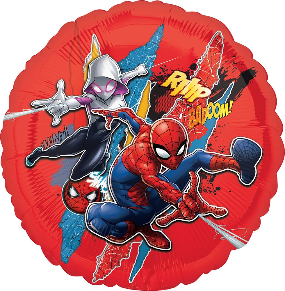 Spiderman Webbed Wonder Birthday Party Supplies 6 pc Balloons Decorations