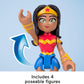 Fisher-Price Imaginext DC Super Friends Toys Rivals Figure Set with Wonder Woman Harley Quinn & Poison Ivy for Pretend Play Kids Ages 3+ Years