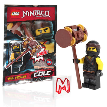 LEGO NinjaGO Sons of Garmadon MiniFigure - Cole (with Boom Hammer) Foil Pack
