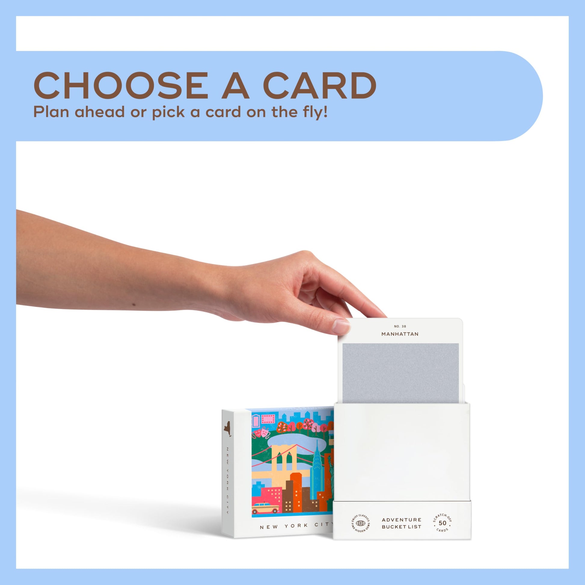 New York City Adventure Bucket List: 50 Scratch-Off Cards for Outdoor Activities, Tourist Attractions, and Road Trips - Perfect Travel Gift and Guide