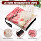 Trading Card Binder 50 Pages 400 Pockets Compatible with TCG, MTG, Yu-Gi-Oh Cards, Portable Waterproof PU Card Holder, Collectible Card Album for