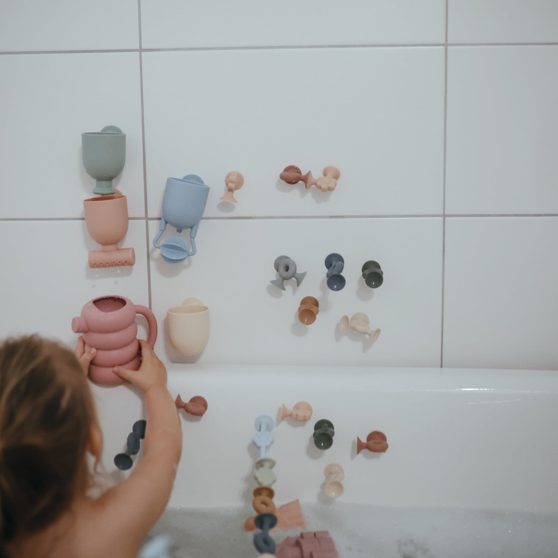 mushie Pour and Play Bath Toy Set (Original) | Interactive Water Play for Babies 10+ Months