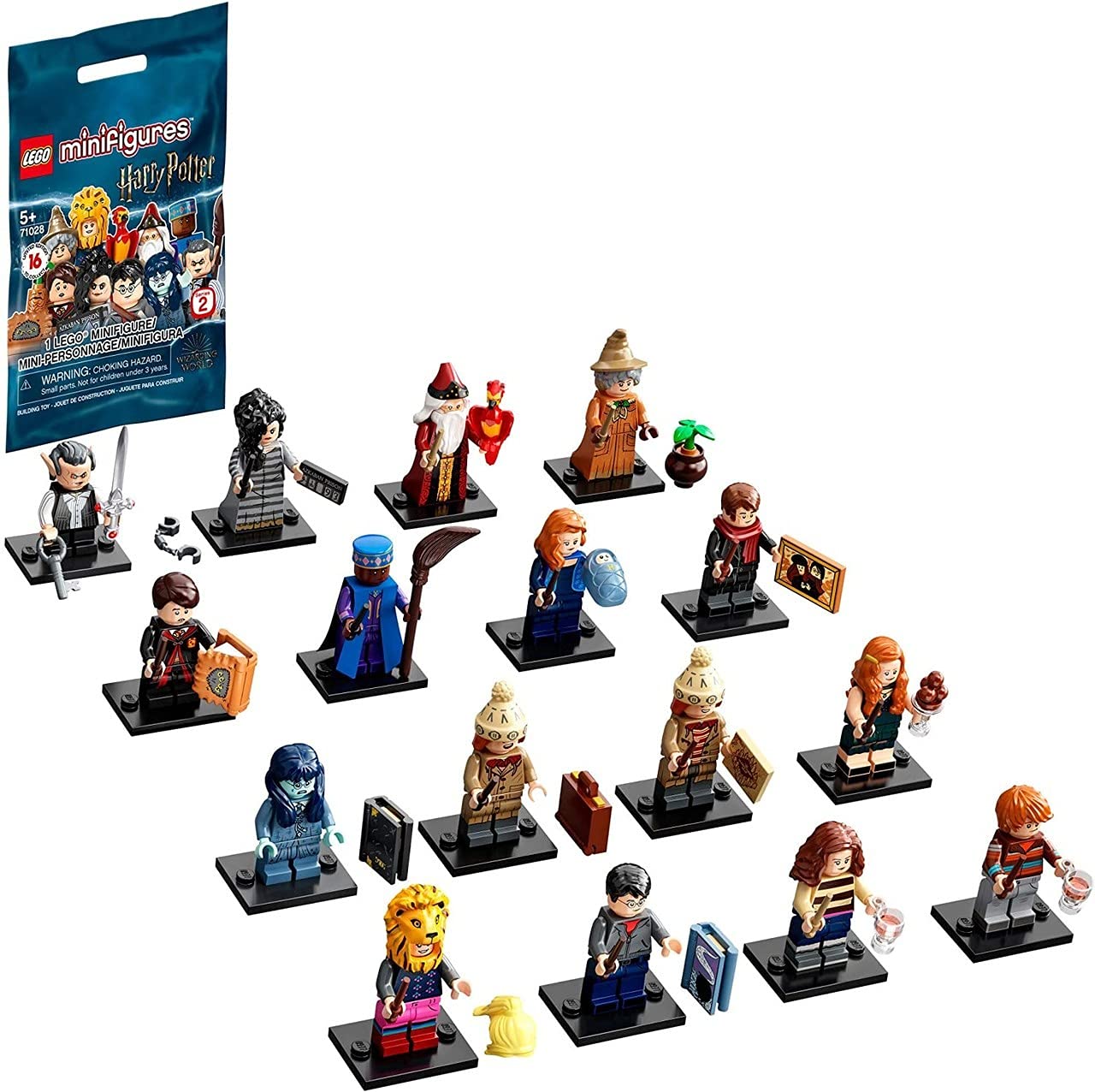 LEGO Minifigures Harry Potter Series 2 (71028), 1 of 16 to Collect, Great for Kids who Love Collectibles and Want to be Part of The Action with Harry