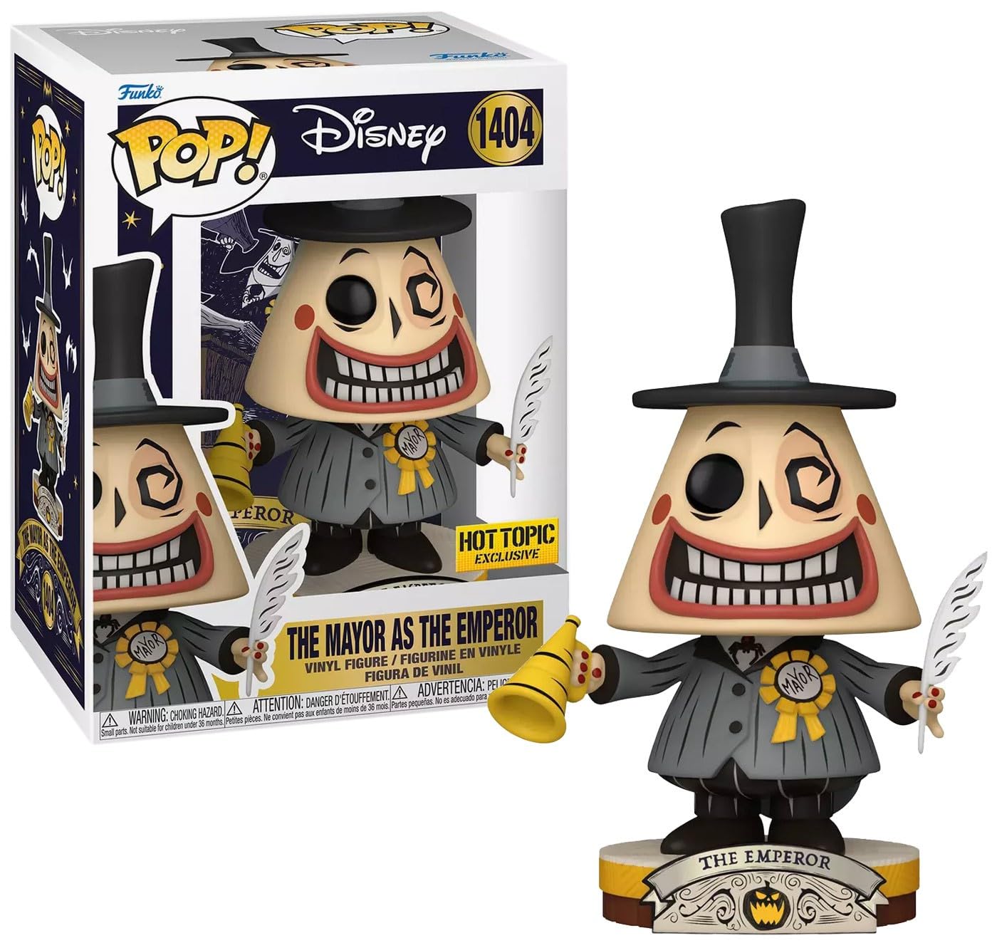 Pop! Disney: TNBC The Nightmare Before Christmas - The Mayor as The Emperor (Hot Topic Exclusive)