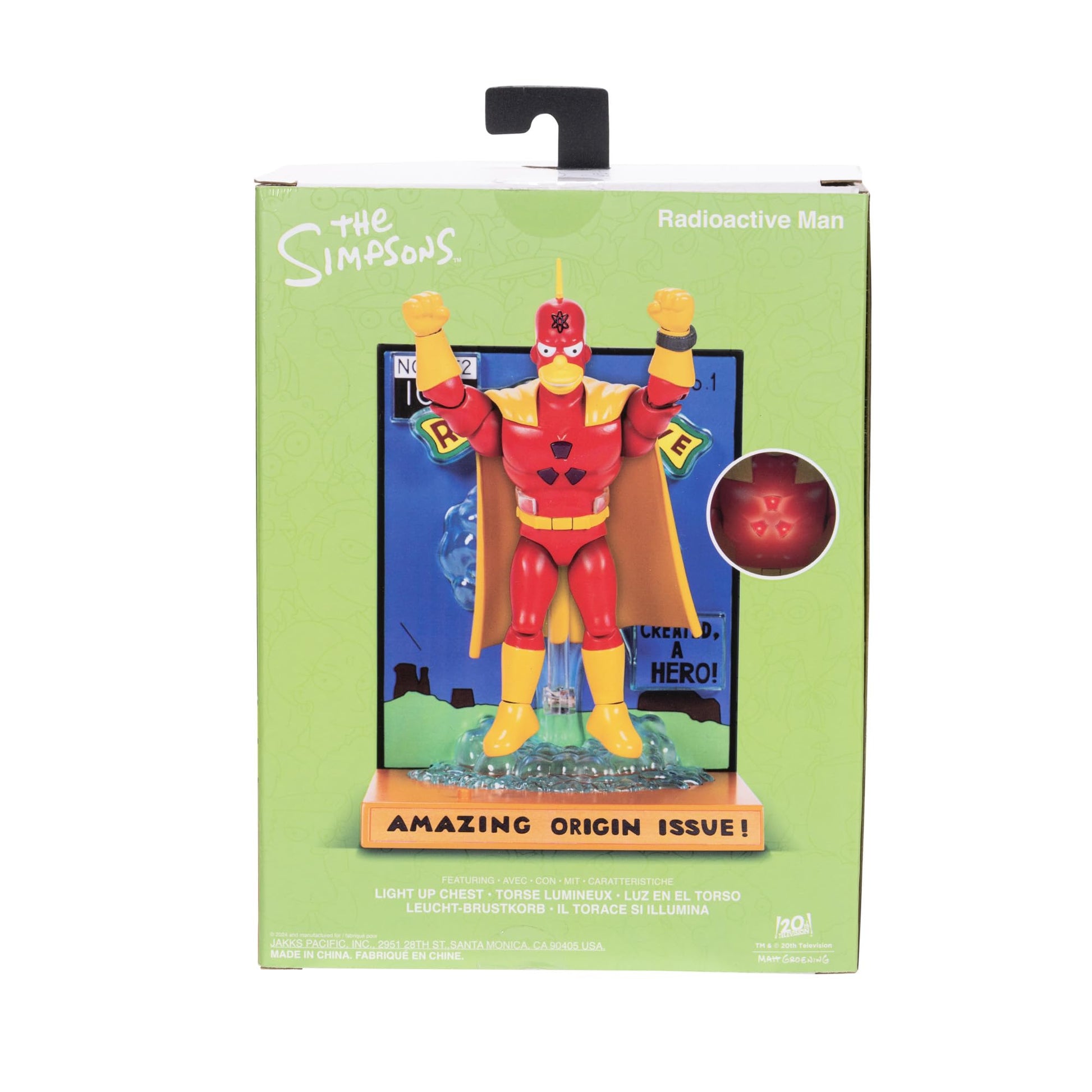 The Simpsons 5" Premium Radioactive Man Collector's Action Figure