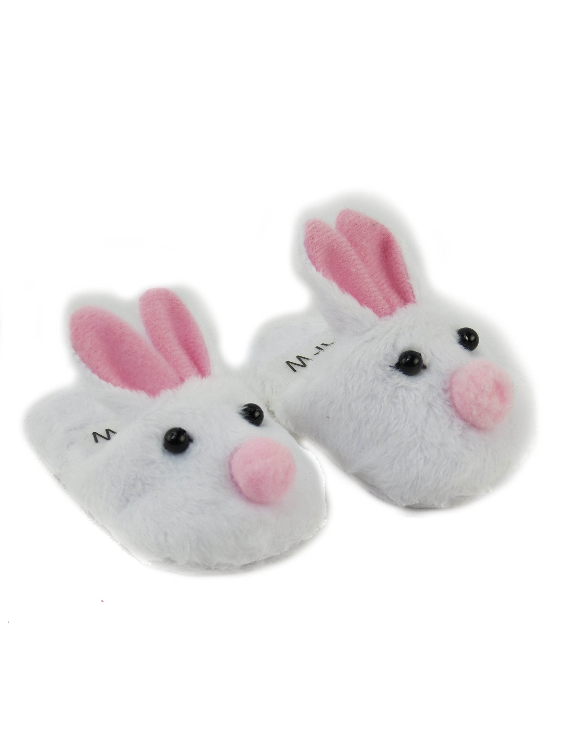 American Fashion World Bunny Slippers for 18-Inch Dolls | Premium Quality & Trendy Design | Dolls Shoes | Shoe Fashion for Dolls for Popular Brands