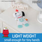 Kids Preferred Peanuts Snoopy Baby Sensory Toy Crinkle Blanket Stuffed Animal for Newborn Infants and Babies Teether Toys with Stroller Car Seat Loop