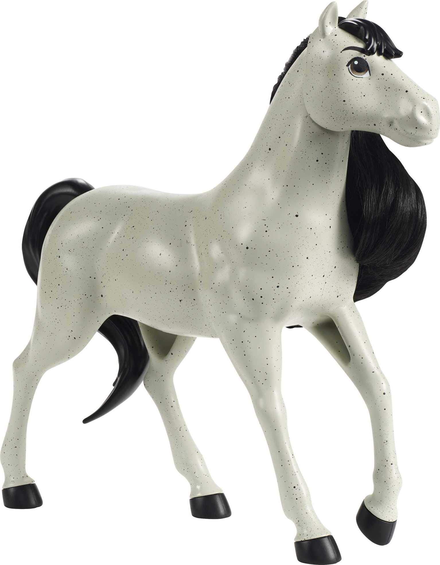Mattel Spirit Untamed Horse Toy, Herd Horse (Approx. 8-inch) with Moving Head, Long Mane, Playful Stance & Beautiful Color