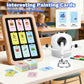 GWYUI Drawing Robot for Kids with 150 Cards, Camera Recognition Interactive Educational Drawing Kit for Kids, Montessori Painting Learning Toys