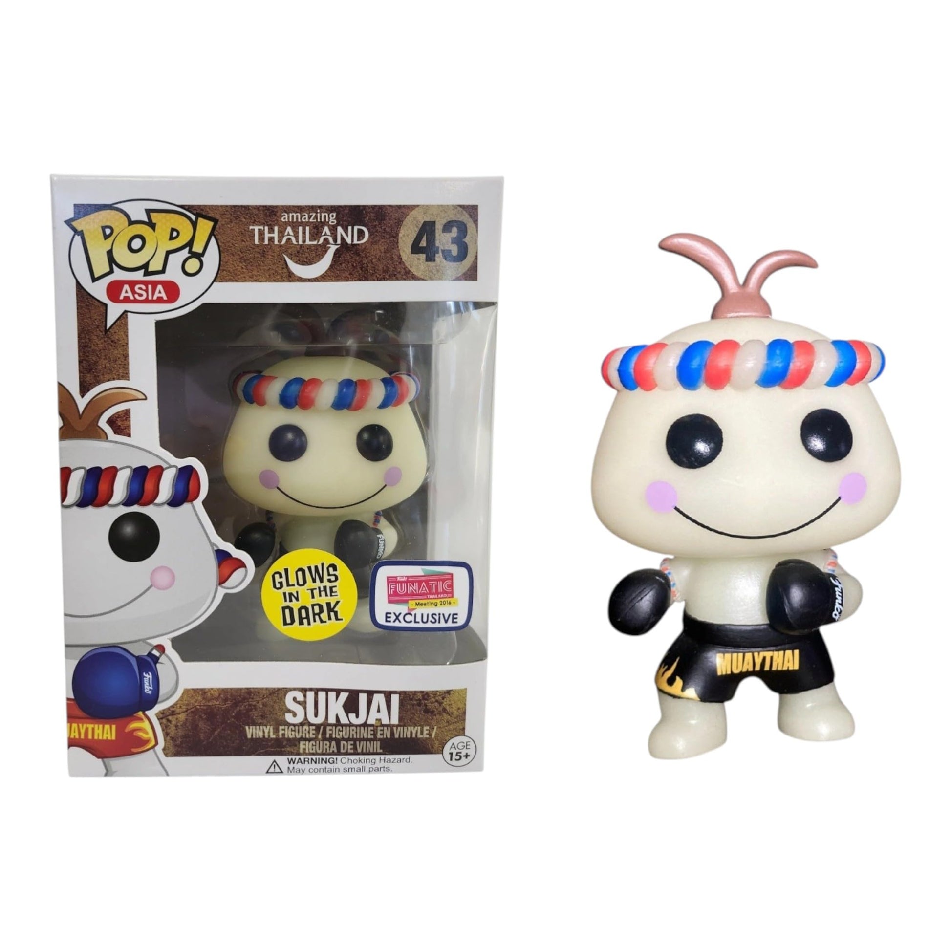 Funko Pop! Asia: Amazing Thailand - Sukjai Glow-in-the-Dark Exclusive