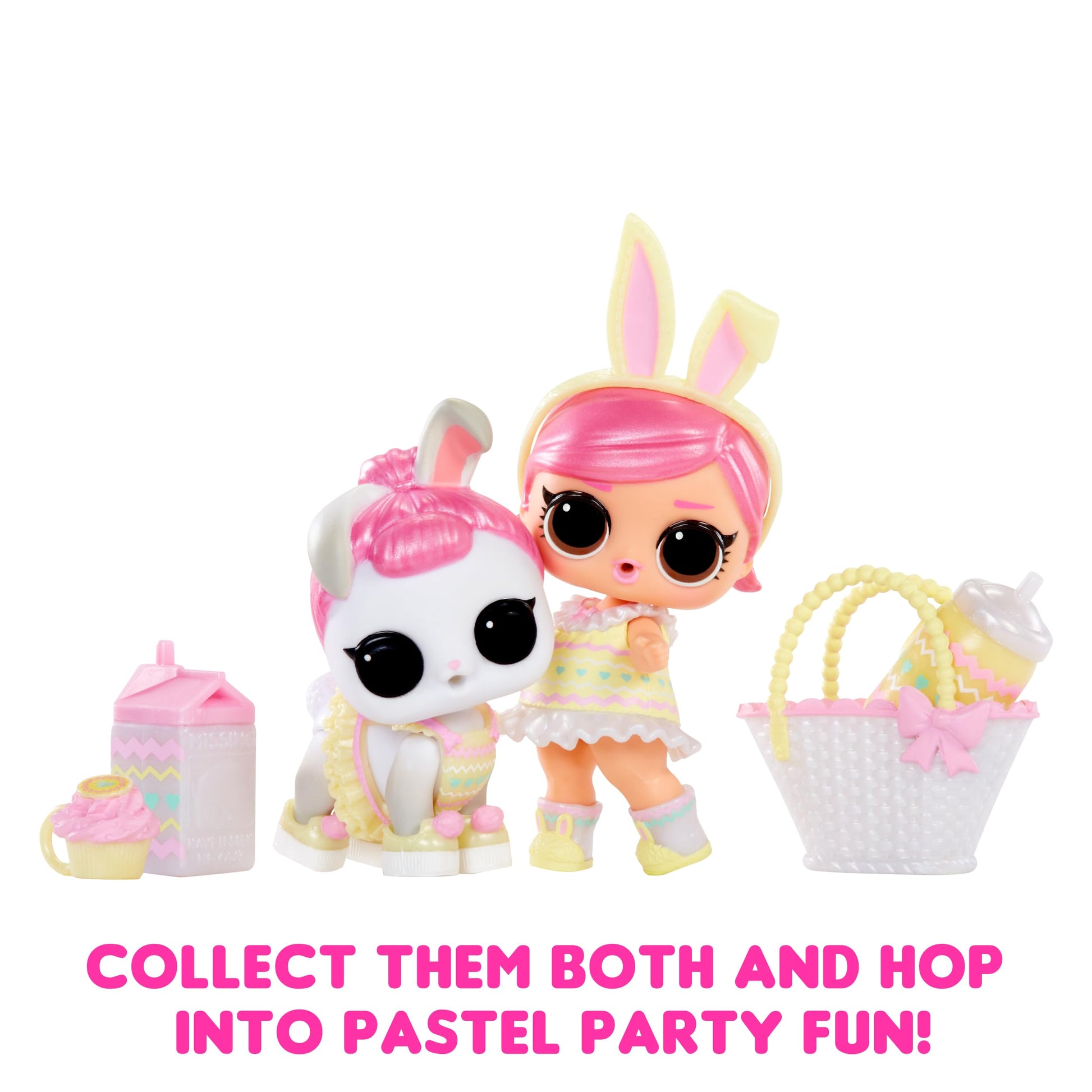 LOL Surprise Pastel Party Collection Limited-Edition Doll with 6+ Surprises to UNbox Including Hops Tot with Matching Easter Fashions and Accessories