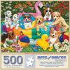 Bits and Pieces 300 Piece Puzzles for Adults - There's Pups in Our Wading Pool - 300 Large Pieces 18" x 24" Jigsaw Puzzles, Lab Puppies in Pool, No 2