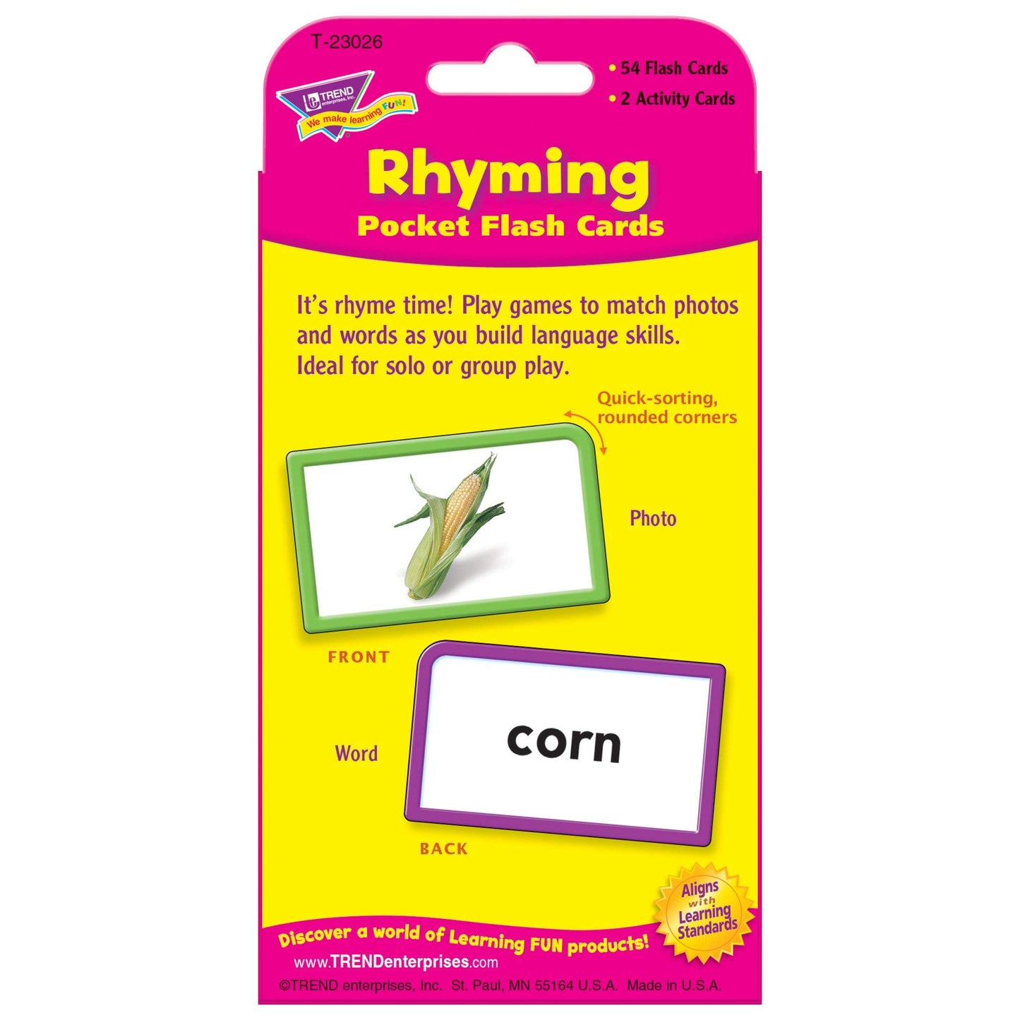 Rhyming Pocket Flash Cards
