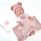 Enjoyin 12" Baby Doll with Accessories for Toddler Girls Ages 3+ | Includes Pink Outfit, Pacifier, Bottle & Soft Blanket | Interactive Role-Play Toy