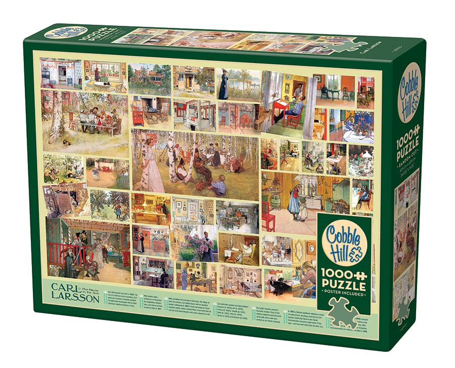 Cobble Hill 1000 Piece Puzzle - Carl Larsson - Sample Poster Included