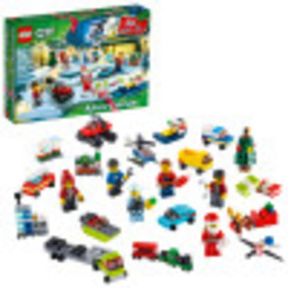 LEGO City 2020 Advent Calendar 60268 Playset, Includes 6 City Adventures TV Series Characters, Miniature Builds, City Play Mat, and Many More Fun and