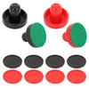 16Pcs Air Hockey Pucks and Paddles, Great Goal Handles Pushers Replacement Accessories for Game Tables(4 Pushers, 4 Pads, 8 Pucks)