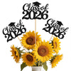 Class of 2026 Graduation Cake Toppers & Table Centerpieces for Dessert Table, Grad Party Supplies for High School College Celebration, Photo Props