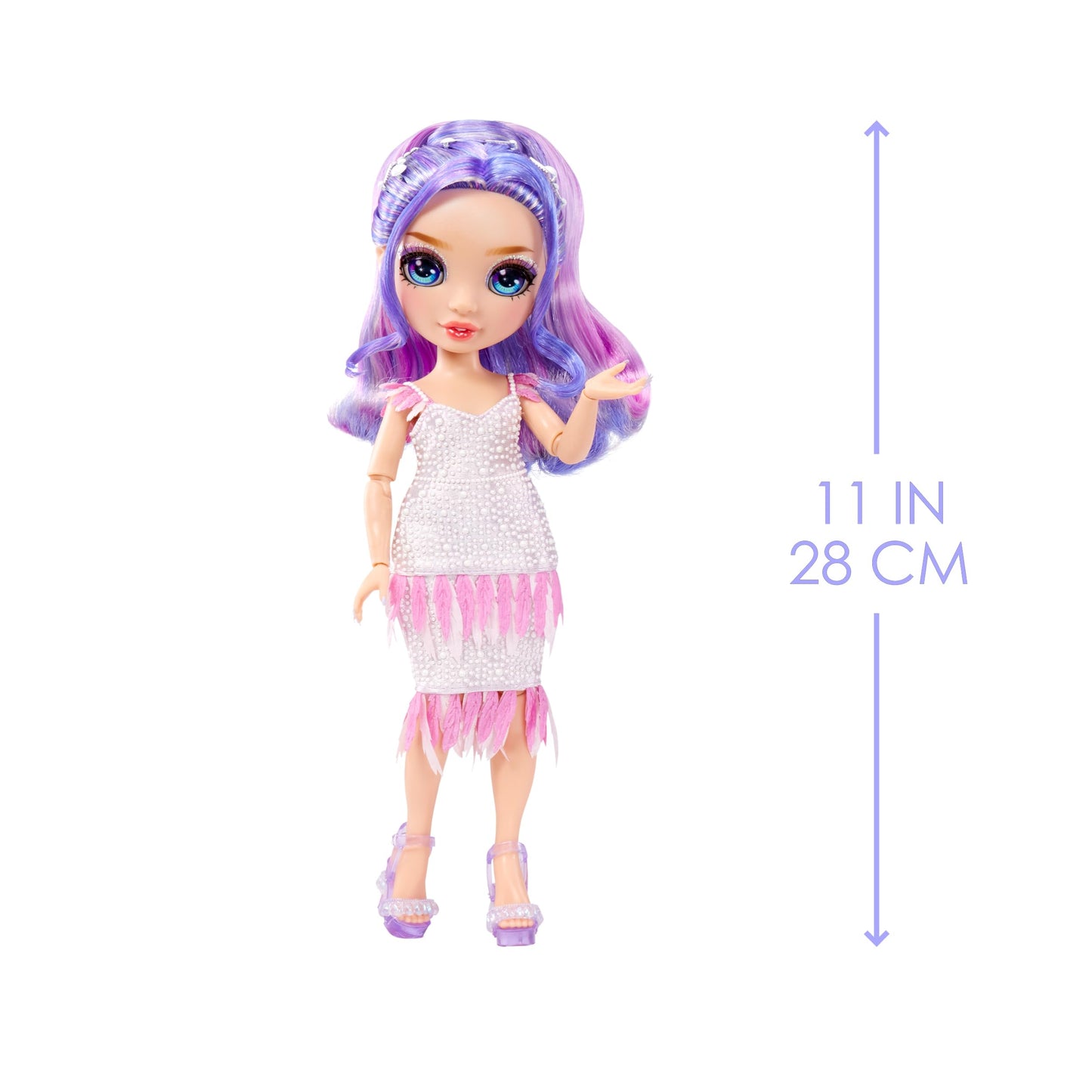 Rainbow High Fantastic Fashion Violet Willow - Purple 11” Fashion Doll and Playset with 2 Complete Doll Outfits, and Fashion Play Accessories, for