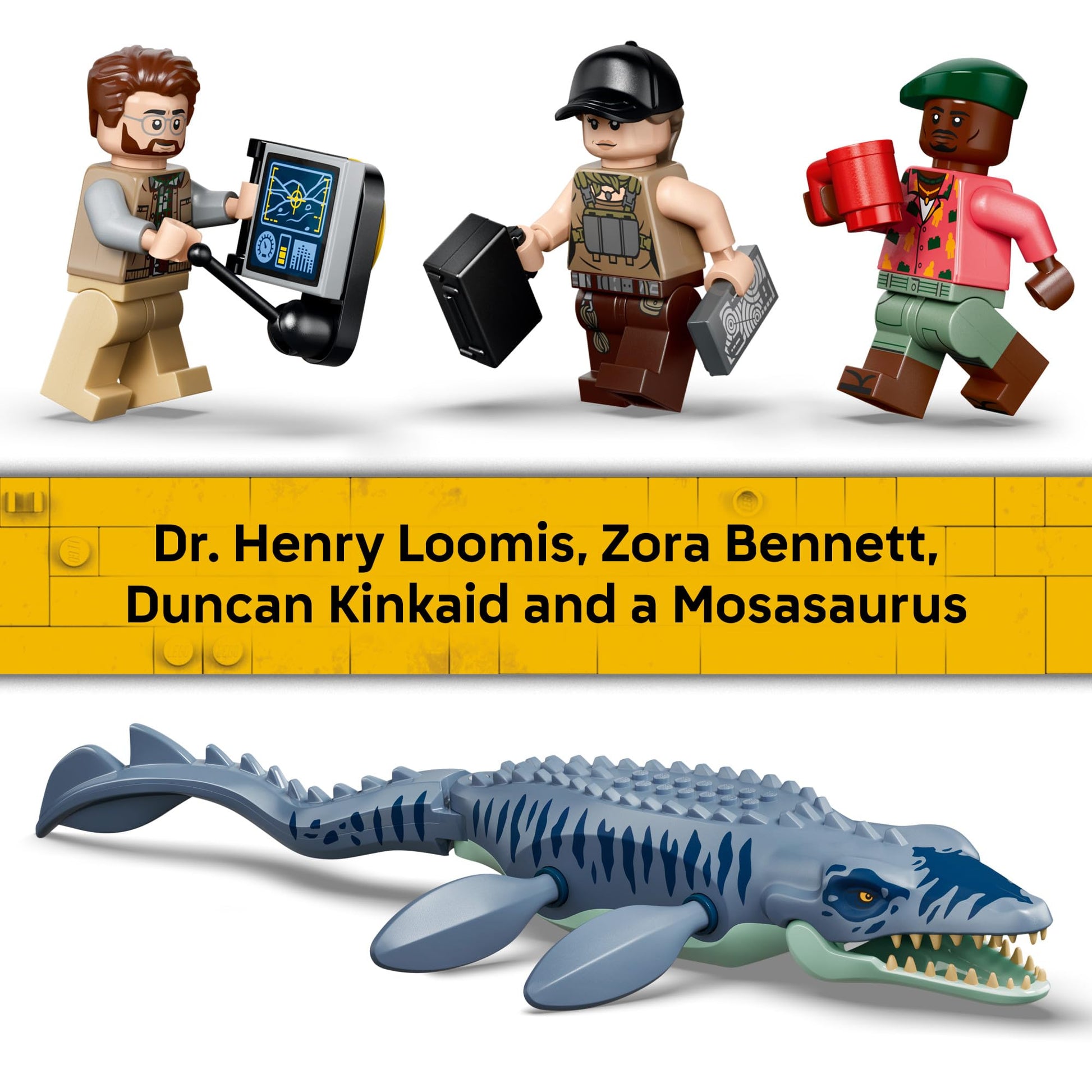 LEGO Jurassic World Mosasaurus Dinosaur Boat Attack 77983