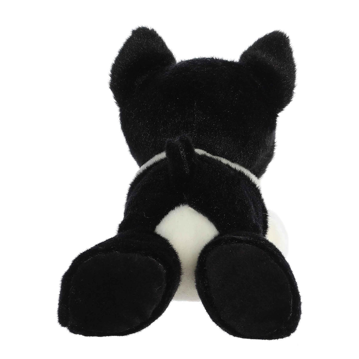 Aurora® Adorable Mini Flopsie™ Eva Boston Terrier™ Stuffed Animal - Mini Companions Ready for Playful Adventures - for Kids All Ages, Toddlers