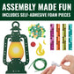 Fun Express Camp Lantern Lacing Sign Craft Kit - Makes 12, Vacation Bible School 2024