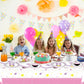 Party Tableware For Cute Mouse,16 pcs Paper Plates (8pcs 9 inch and 8pcs 7inch)-20 Napkin and Table Cloth 86” x 52”,Girl Cute Mouse Birthday Party