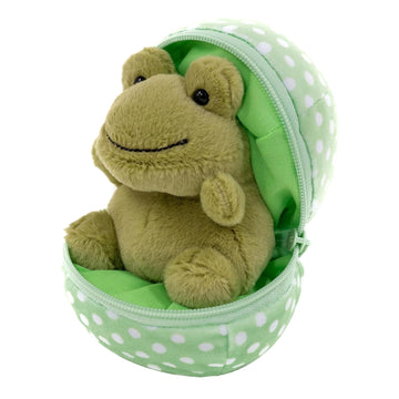 Made By Aliens Easter Stuffed Animal - 6 inch - Surprise Zip up Egg Hideaway Springtime Inspired Plush Toy Gift for Kids, Boys and Girls - Easter