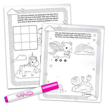 Unicorn Imagine Ink Activity Pad - Bundle with 20 Page Unicorn Mess-Free Imagine Ink Coloring Book, Stocking Stuffers for Girls, Toddlers 3+ Plus