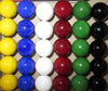 Big Game 30 Solid Color Replacement Marbles Wahoo Aggravation, Dirty Marbles Board Game 14mm Glass 9/16"