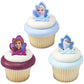 DecoPac Frozen II Rings, Cupcake Decorations Featuring Elsa, Anna, And Olaf For Birthday And Christmas Celebrations - 24 Pack