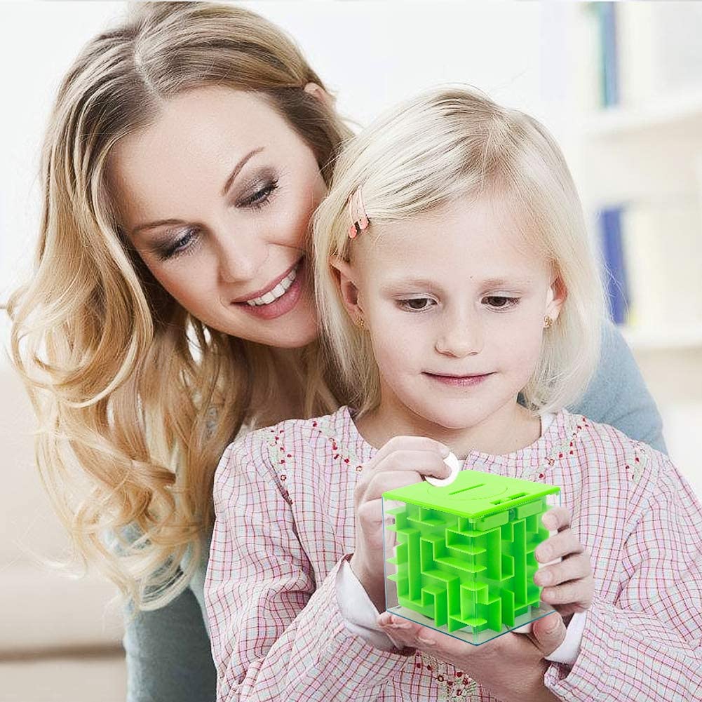 2 Pack Money Maze Puzzle Box for Kids and Adults