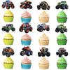 Monster Truck Cupcake Toppers Truck Car Theme Birthday Party Decorations