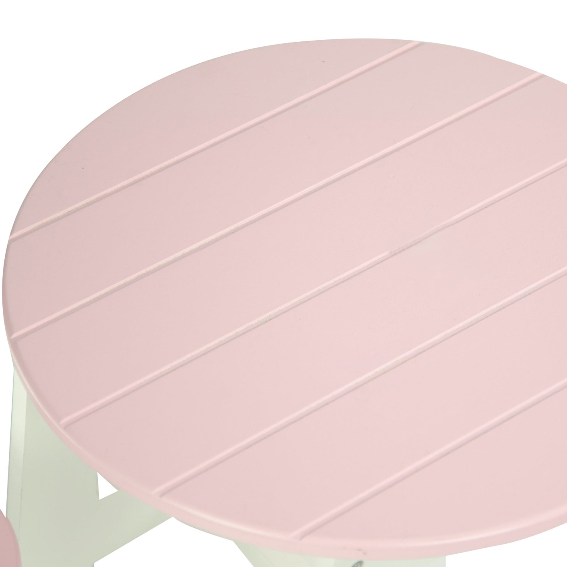 Olivia's Little World - Princess Table and 2 Chairs Set (White) | Wooden 18 inch Doll Furniture