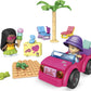 Mega Construx Barbie Convertible Beach Adventure, Building Toys for Kids