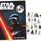 Star Wars Stickers and Tattoos Super Set - Bundle with 250+ Stickers and 25 Temporary Tattoos for Boys Girls Kids | Star Wars Party Supplies Pack