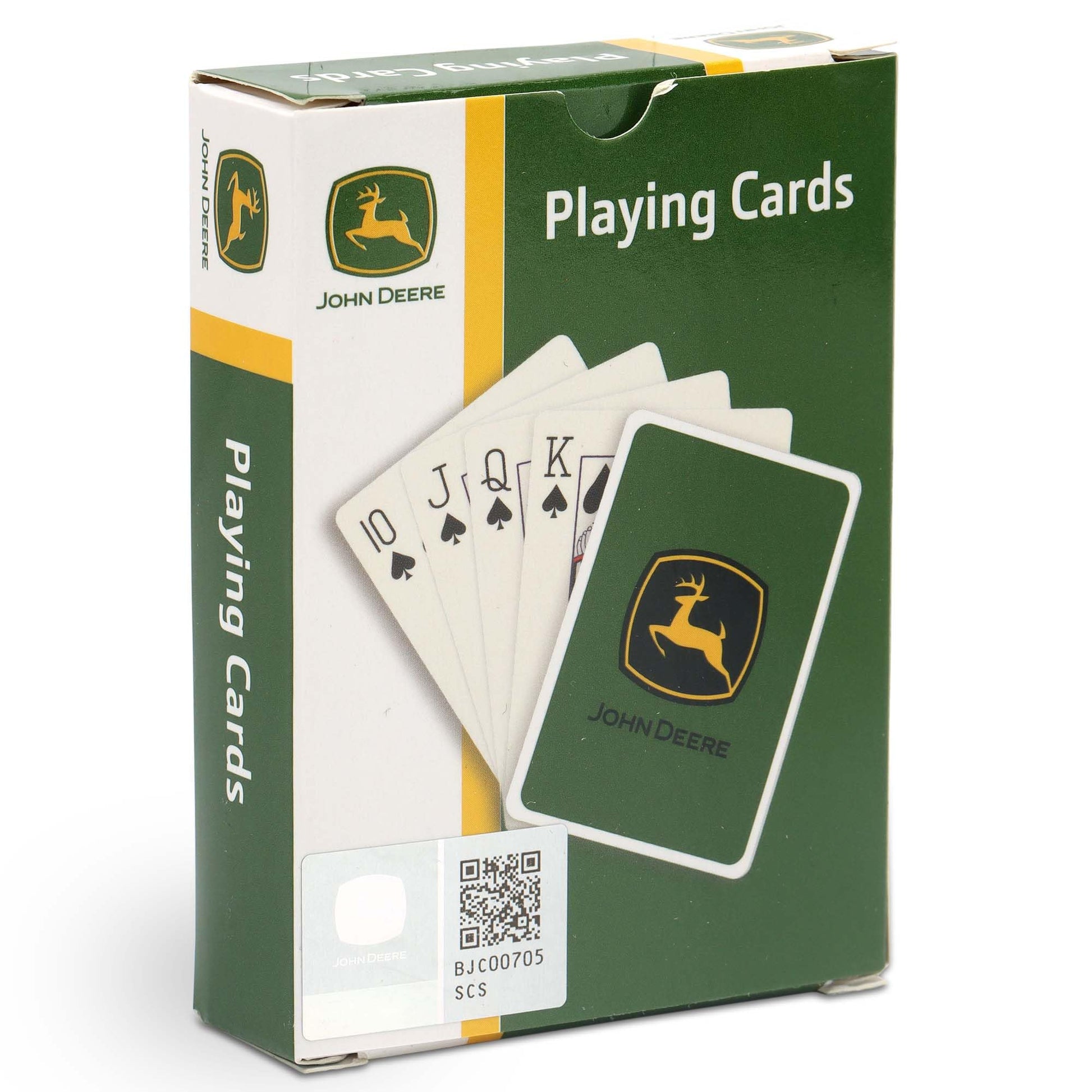 Open Road Brands John Deere Logo Playing Cards - Green John Deere Deck of Playing Cards - Great Gift Idea