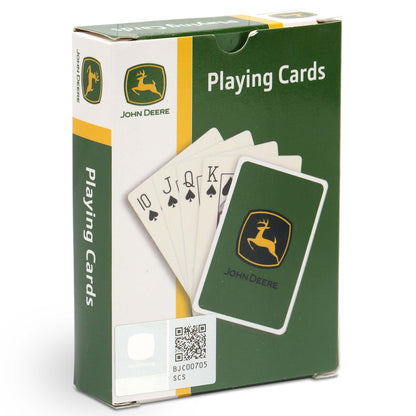 Open Road Brands John Deere Logo Playing Cards - Green John Deere Deck of Playing Cards - Great Gift Idea