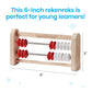 hand2mind Mini 20-Bead Wooden Rekenrek, Number Rack for Kids, Abacus for Kids Math, Counting Beads, Math Manipulatives, Elementary Teacher Must Haves