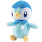 Pokemon 8" Piplup Plush - Officially Licensed - Diamond and Pearl Starter Figure - Authentic Soft Stuffed Animal Penguin Toy - Gift for Kids, Boys