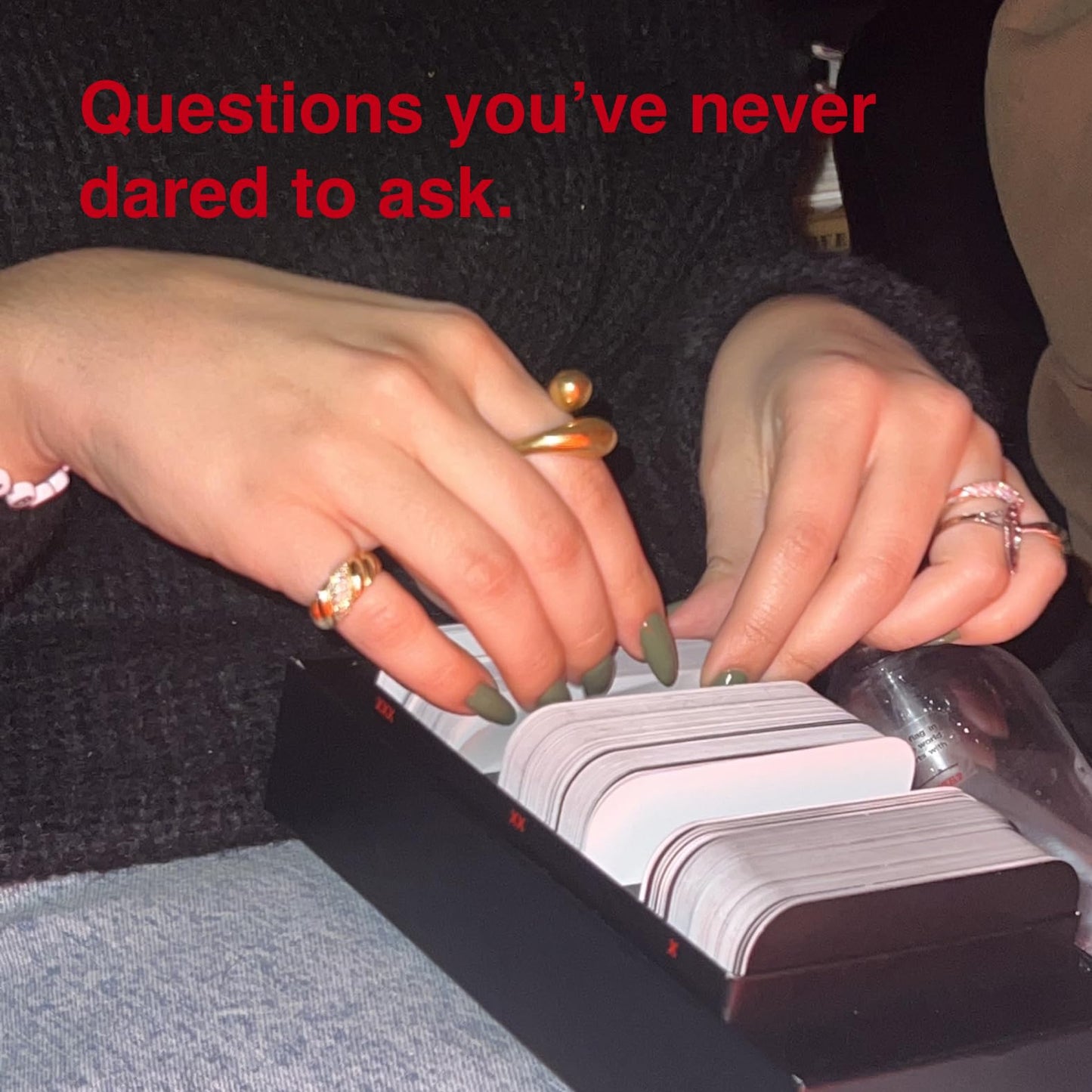 WE'RE NOT REALLY STRANGERS XXX Adult Edition Card Game - 300 Conversation Cards for Memorable Game Nights, Parties, & Bachelorette Parties - Fun Game